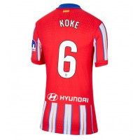 Maglie da calcio Atletico Madrid Koke #6 Prima Maglia Femminile 2024-25 Manica Corta